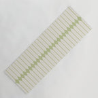 Minimal Geometric Pattern - Green Yoga Mat Gallery Image 1