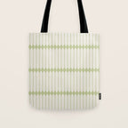 Minimal Geometric Pattern - Green Tote Bag Gallery Image 1