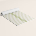 Minimal Geometric Pattern - Green Yoga Mat Gallery Image 2