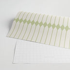 Minimal Geometric Pattern - Green Wrapping Paper Gallery Image 2