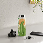 Summer In the Tropics Sunset Scene Water Bottle Gallery Image 4