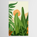 Summer In the Tropics Sunset Scene Tablecloth Gallery Image 2