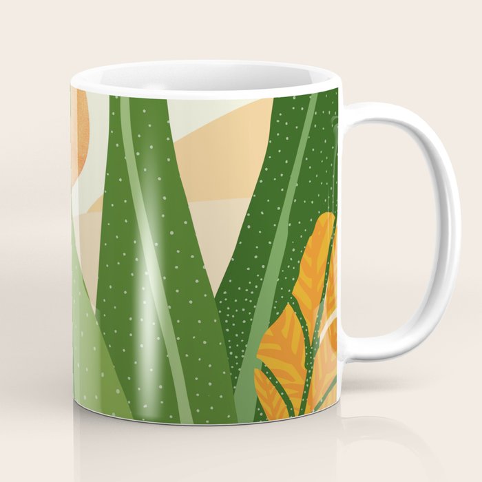 Summer In the Tropics Sunset Scene Coffee Mug Gallery Image 1