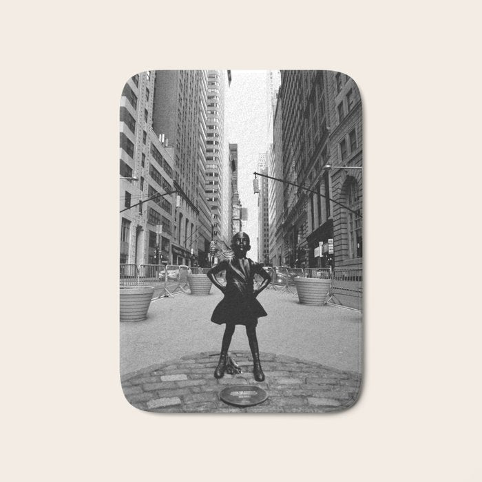 Fearless Girl Bath Mat Gallery Image 1