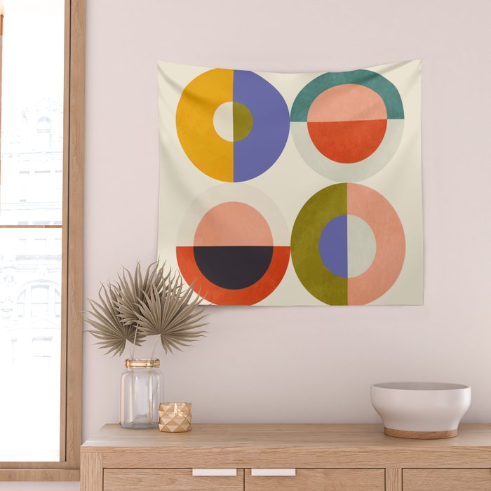 mid century modern 2022 3 Wall Tapestry Gallery Image 2