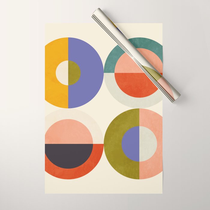 mid century modern 2022 3 Wrapping Paper Gallery Image 1