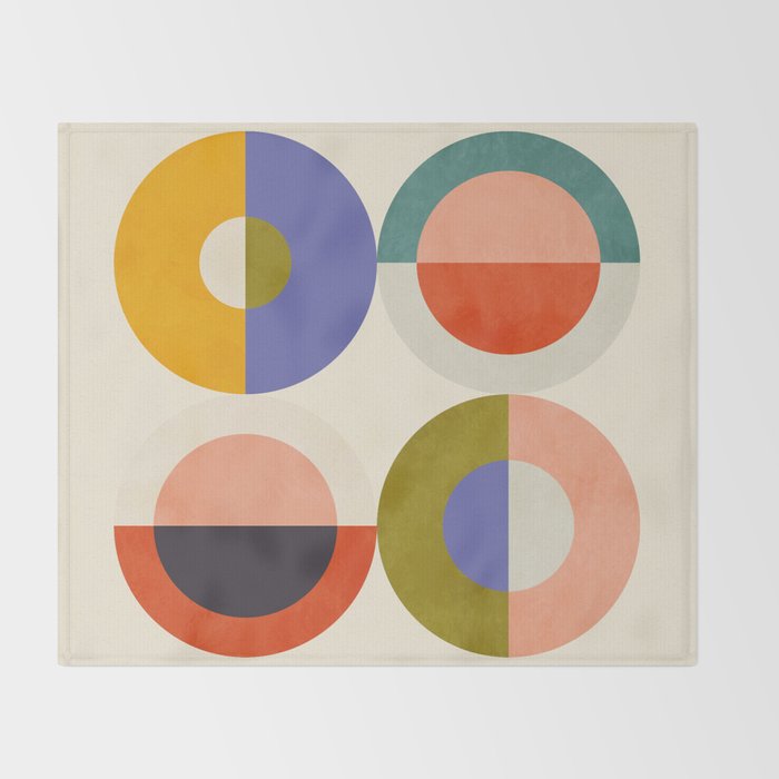mid century modern 2022 3 Throw Blanket Gallery Image 2
