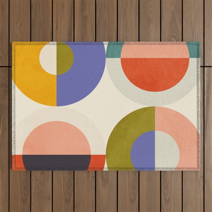 mid century modern 2022 3 Outdoor Rug Gallery Image 1