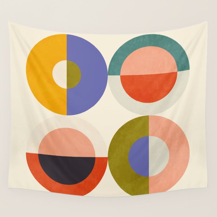 mid century modern 2022 3 Wall Tapestry Gallery Image 4