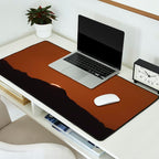 Orange Red Dusk Desk Mat Gallery Image 2