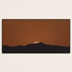 Orange Red Dusk Desk Mat Gallery Image 3