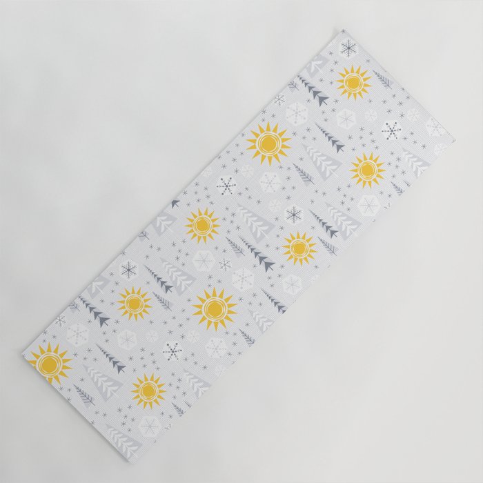 Winter Sunshine Yoga Mat Gallery Image 1