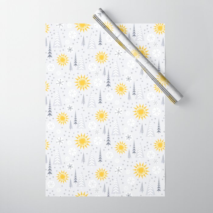 Winter Sunshine Wrapping Paper Gallery Image 1