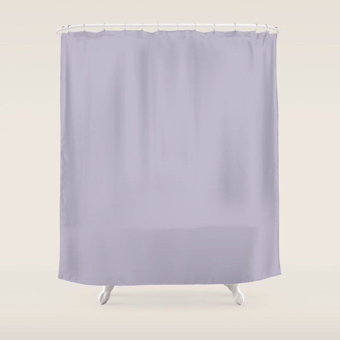 Autumn Powdered Lavender Shower Curtain Gallery Image 1