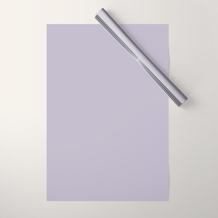 Autumn Powdered Lavender Wrapping Paper Gallery Image 1