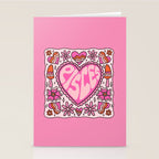 Pisces Heart Stationery Card Gallery Image 2