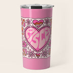 Pisces Heart Travel Mug Gallery Image 1