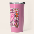 Pisces Heart Travel Mug Gallery Image 2