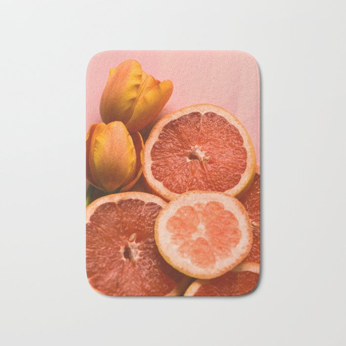 Citrus and Tulips Bath Mat Gallery Image 1