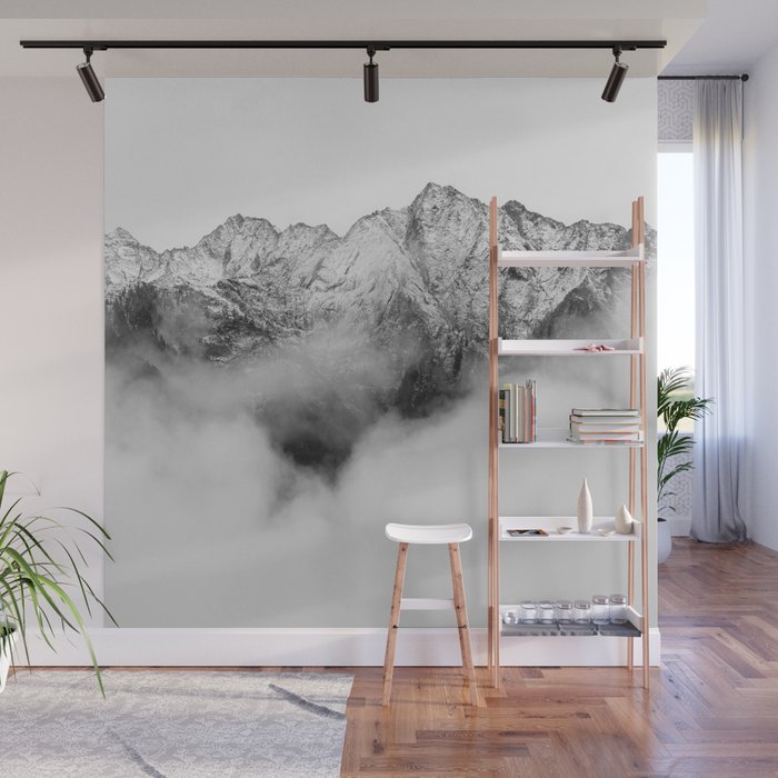 Peaks on the Mist Wall Mural Gallery Image 1