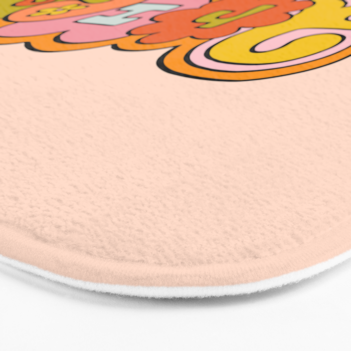 Aries Doodle Letters Bath Mat Gallery Image 3