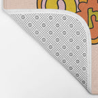 Aries Doodle Letters Bath Mat Gallery Image 2