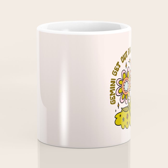 Gemini Flower Coffee Mug Gallery Image 4