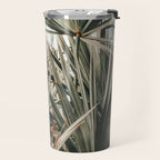 Coastal Morning  palmetto botanical leaf photograph Travel Mug Gallery Image 2