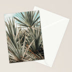 Coastal Morning  palmetto botanical leaf photograph Stationery Card Gallery Image 2