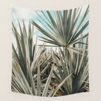 Coastal Morning  palmetto botanical leaf photograph Wall Tapestry Gallery Image 4