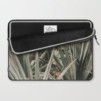 Coastal Morning  palmetto botanical leaf photograph Laptop Sleeve Gallery Image 2