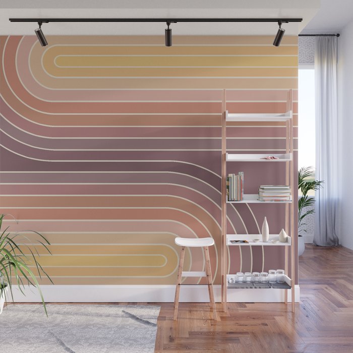 Gradient Curvature I Wall Mural Gallery Image 1