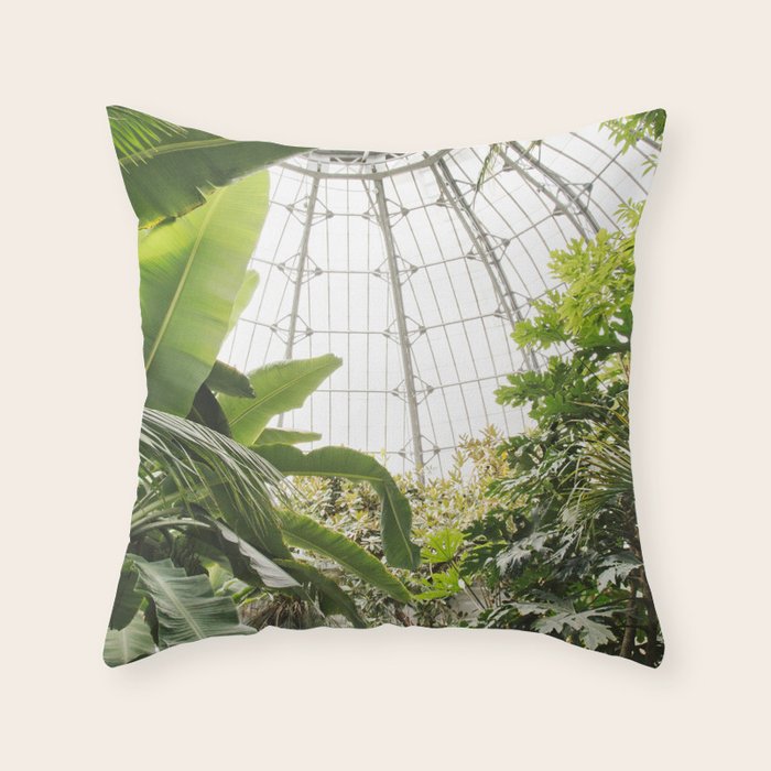 Tropical Greenhouse #1 Throw Pillow Gallery Image 6