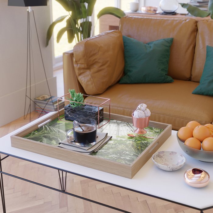 Tropical Greenhouse #1 Serving Tray Gallery Image 2