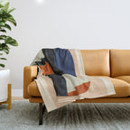 Rhythm of Shapes Throw Blanket Gallery Image 1