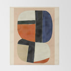 Rhythm of Shapes Throw Blanket Gallery Image 2