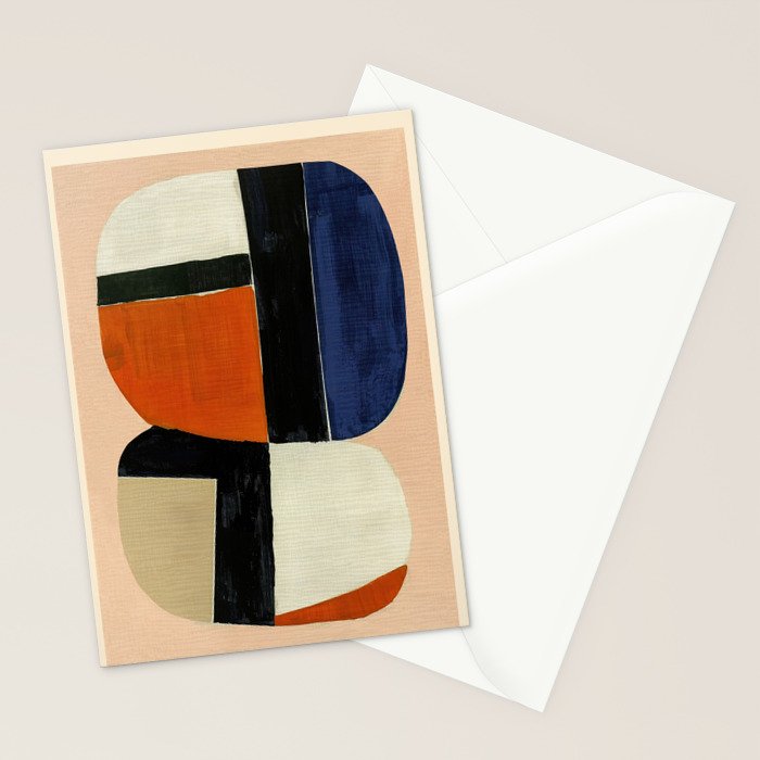 Rhythm of Shapes Stationery Card Gallery Image 2