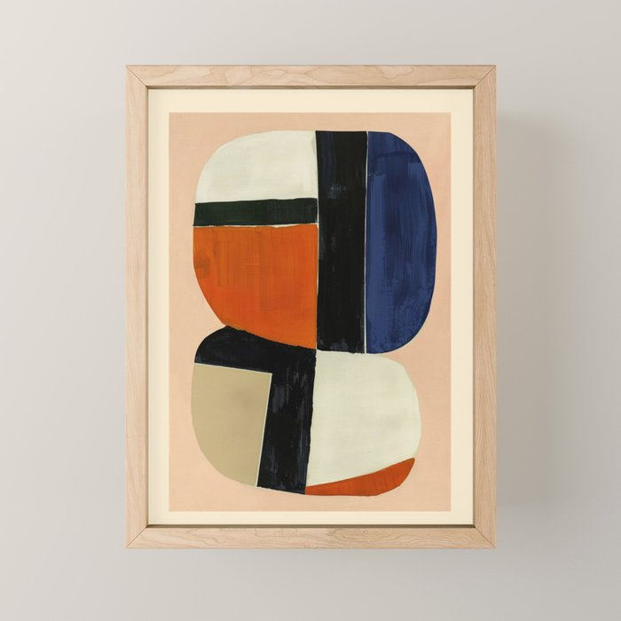 Rhythm of Shapes Mini Art Print Gallery Image 1