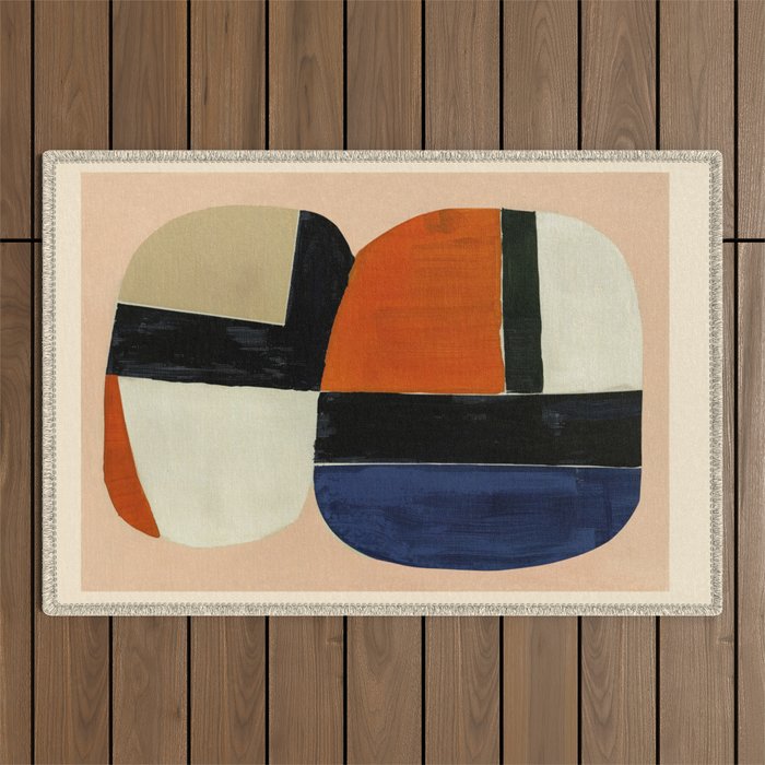 Rhythm of Shapes Outdoor Rug Gallery Image 1