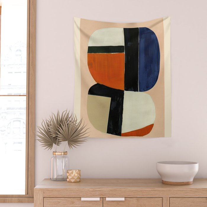 Rhythm of Shapes Wall Tapestry Gallery Image 2