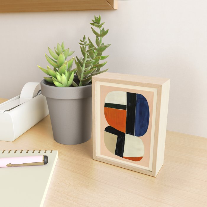 Rhythm of Shapes Mini Art Print Gallery Image 2