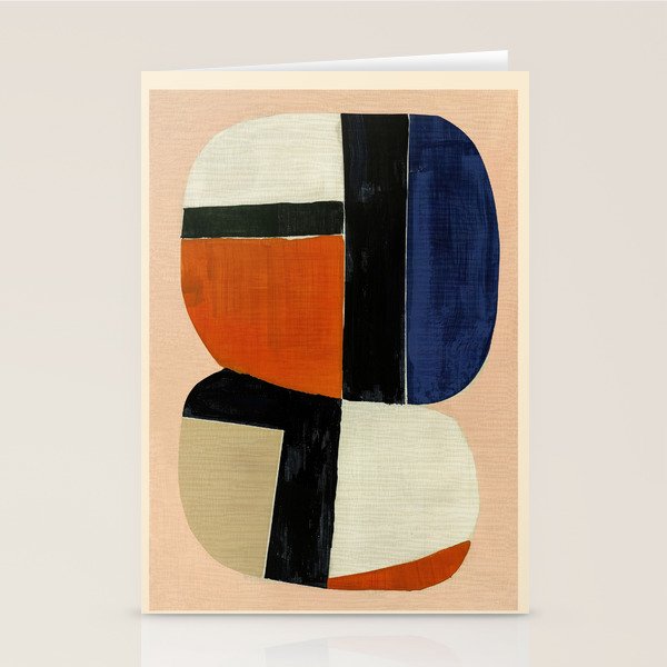 Rhythm of Shapes Stationery Card Gallery Image 1