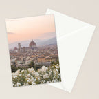 Il Duomo At Sunset Photo | Florence City View In Pastel Colors Art Print | Tuscany, Italy Travel Photography Stationery Card Gallery Image 2