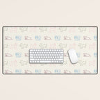 4 Pup Pals Doodle Desk Mat Gallery Image 1