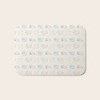 4 Pup Pals Doodle Bath Mat Gallery Image 1