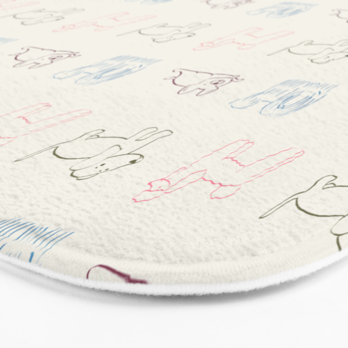 4 Pup Pals Doodle Bath Mat Gallery Image 3
