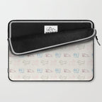 4 Pup Pals Doodle Laptop Sleeve Gallery Image 2