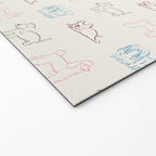 4 Pup Pals Doodle Welcome Mat Gallery Image 2