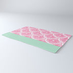 Zesty splice - pink grapefruit Rug Gallery Image 3