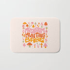 Mushroom Hunting Babe Bath Mat Gallery Image 1